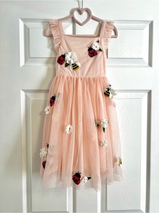 Mini Boden Other - Mini Boden Kids’ Ladybug & Bee Appliqué Tulle Dress